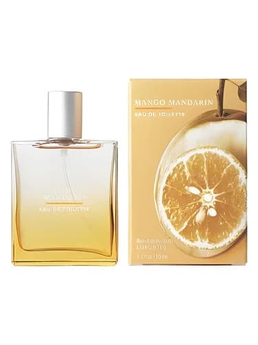 Frasco del perfume Mango Mandarin de Bath Body Works — fragancia femenino