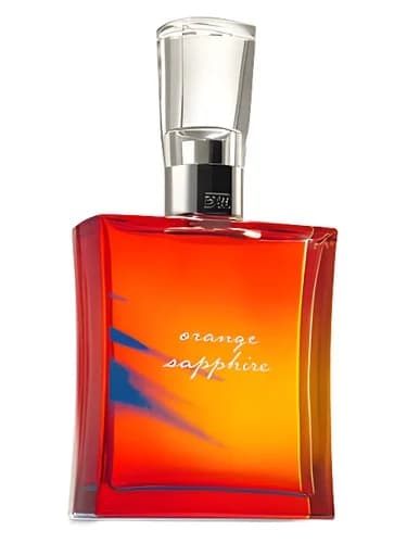 Frasco del perfume Orange Sapphire de Bath Body Works — fragancia femenino