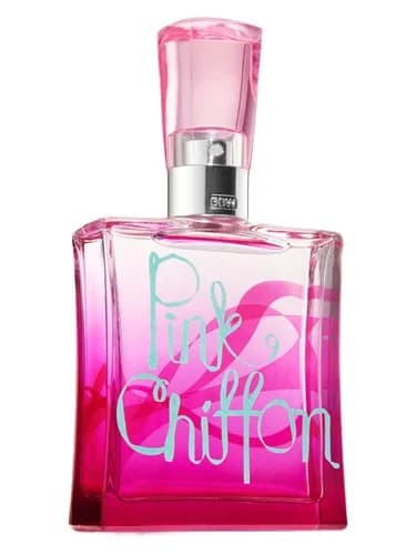 Frasco del perfume Pink Chiffon de Bath Body Works — fragancia femenino