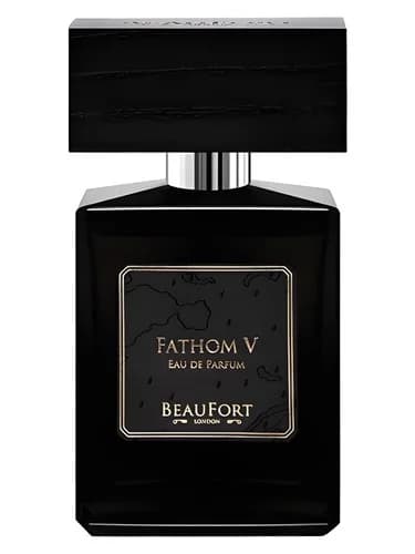 Frasco del perfume Fathom V de Beaufort London — fragancia unisex