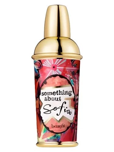 Frasco del perfume Something About Sofia de Benefit — fragancia femenino