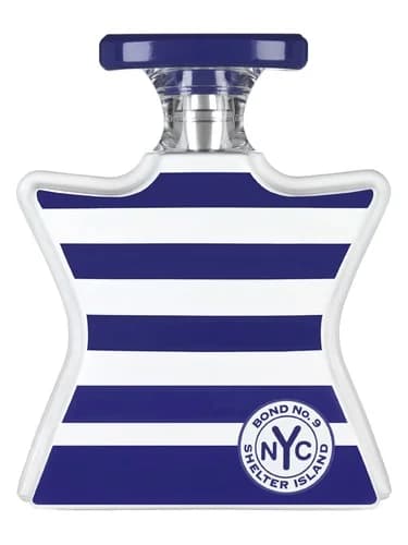 Frasco del perfume Shelter Island de Bond No 9 — fragancia unisex