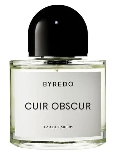 Frasco del perfume Cuir Obscur de Byredo — fragancia unisex