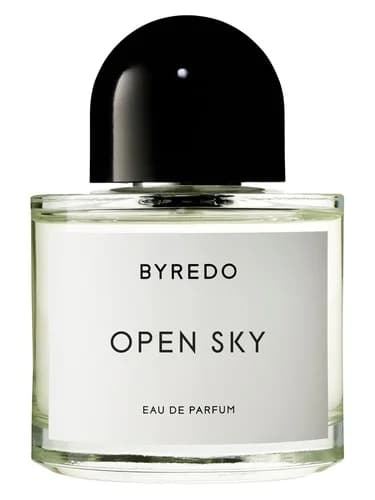 Frasco del perfume Open Sky de Byredo — fragancia unisex