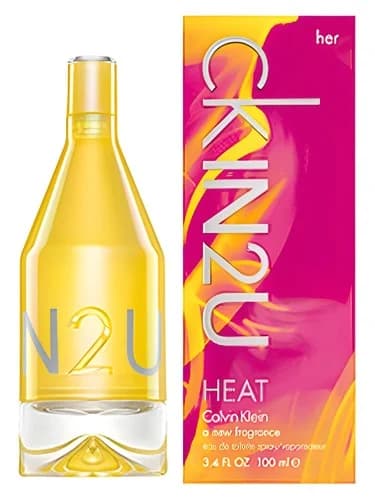 Frasco del perfume Ck In2u Heat Her de Calvin Klein — fragancia femenino