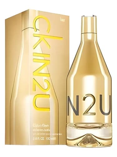 Frasco del perfume Ck In2u Her Collectables de Calvin Klein — fragancia femenino