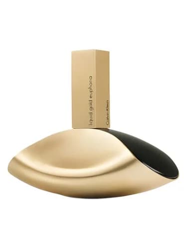 Frasco del perfume Liquid Gold Euphoria de Calvin Klein — fragancia femenino