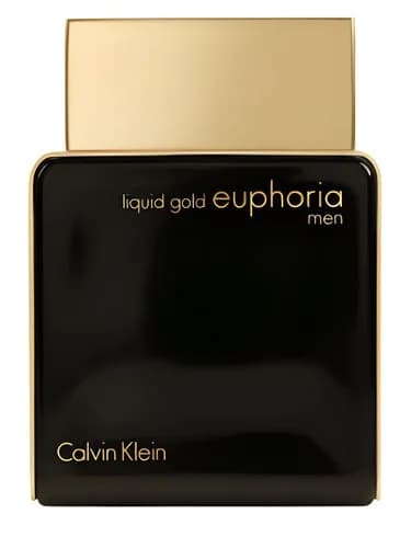 Frasco del perfume Liquid Gold Euphoria Men de Calvin Klein — fragancia masculino