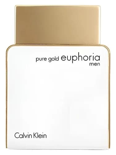 Frasco del perfume Pure Gold Euphoria Men de Calvin Klein — fragancia masculino
