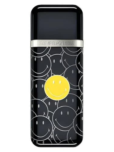 Frasco del perfume 212 Vip Black Smiley de Carolina Herrera — fragancia masculino