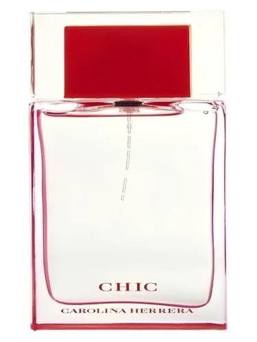 Frasco del perfume Chic de Carolina Herrera — fragancia femenino