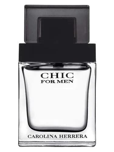 Frasco del perfume Chic For Men de Carolina Herrera — fragancia masculino