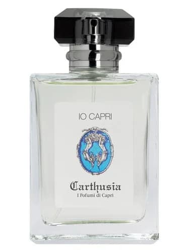 Frasco del perfume Io Capri de Carthusia — fragancia unisex