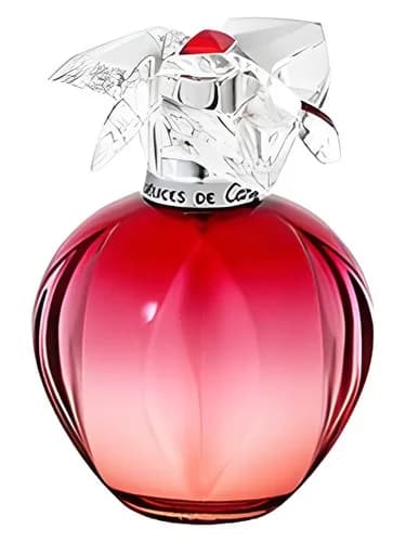 Frasco del perfume Delices De Cartier Eau Fruitee de Cartier — fragancia femenino