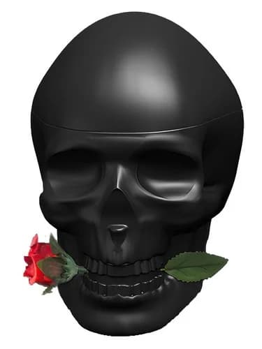 Frasco del perfume Ed Hardy Skulls Roses For Him de Christian Audigier — fragancia masculino
