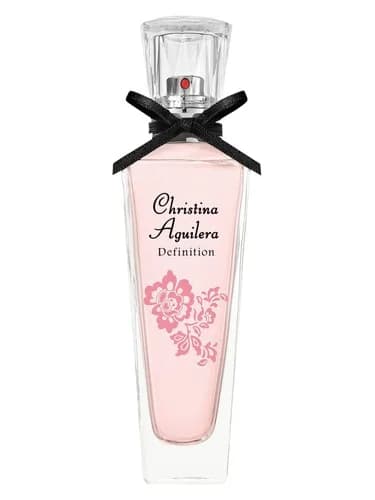 Frasco del perfume Definition de Christina Aguilera — fragancia femenino