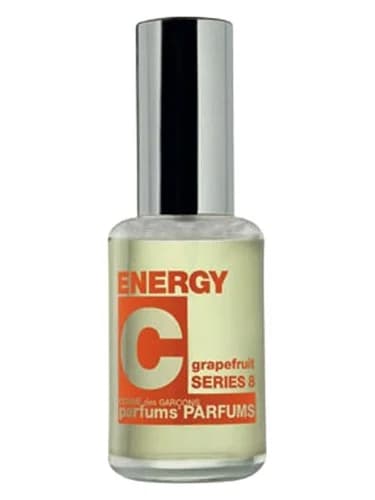 Frasco del perfume Energy C Grapefruit de Comme Des Garcons — fragancia unisex