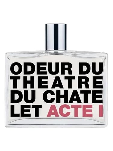 Frasco del perfume Odeur Du Theatre Du Chatelet Acte I de Comme Des Garcons — fragancia unisex