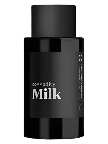Frasco del perfume Milk de Commodity — fragancia unisex