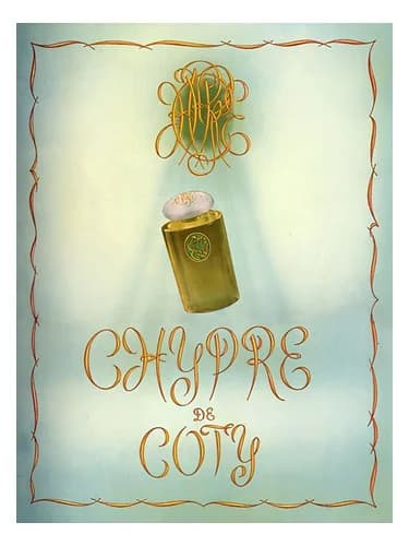 Frasco del perfume Chypre de Coty — fragancia femenino