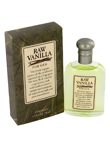 Frasco del perfume Raw Vanilla de Coty — fragancia masculino