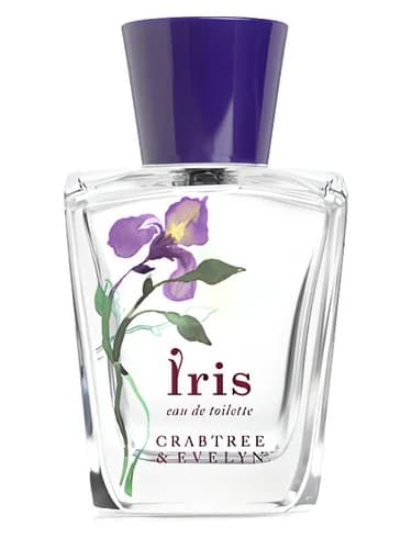 Frasco del perfume Iris de Crabtree Evelyn — fragancia femenino