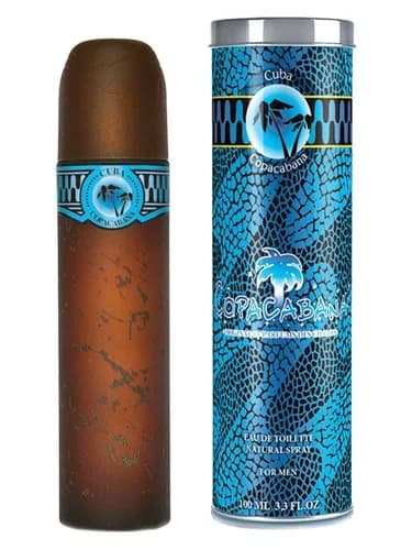 Frasco del perfume Cuba Copacabana For Men de Cuba Paris — fragancia masculino