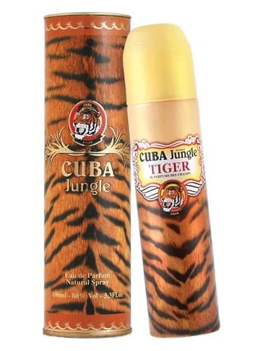 Frasco del perfume Cuba Jungle Tiger de Cuba Paris — fragancia femenino