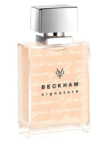 Frasco del perfume Signature Story For Her de David Beckham — fragancia femenino