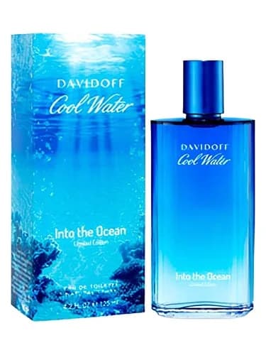 Frasco del perfume Cool Water Into The Ocean For Men de Davidoff — fragancia masculino