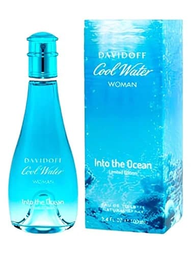 Frasco del perfume Cool Water Into The Ocean For Women de Davidoff — fragancia femenino