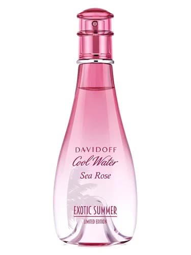 Frasco del perfume Cool Water Sea Rose Exotic Summer de Davidoff — fragancia femenino