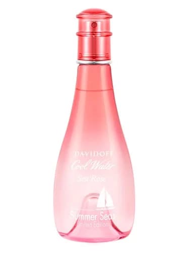 Frasco del perfume Cool Water Sea Rose Summer Seas de Davidoff — fragancia femenino