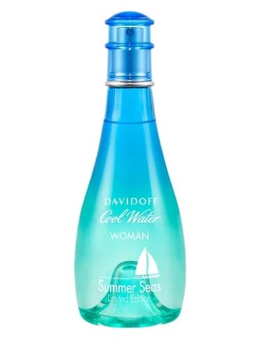 Frasco del perfume Cool Water Woman Summer Seas de Davidoff — fragancia femenino
