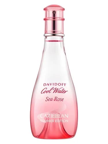 Frasco del perfume Davidoff Cool Water Woman Sea Rose Caribbean Summer Edition de Davidoff — fragancia femenino
