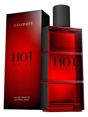 Frasco del perfume Hot Water de Davidoff — fragancia masculino