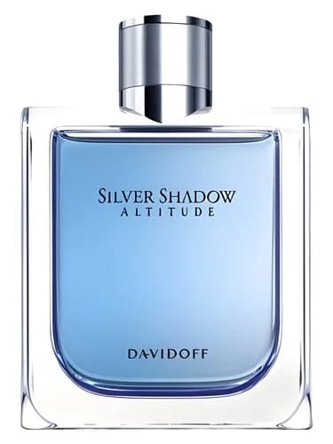Frasco del perfume Silver Shadow Altitude de Davidoff — fragancia masculino