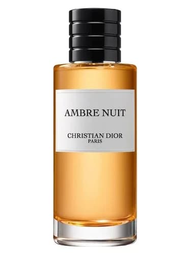 Frasco del perfume Ambre Nuit de Dior — fragancia unisex