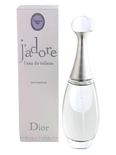 Frasco del perfume J Adore Eau De Toilette 2002 de Dior — fragancia femenino