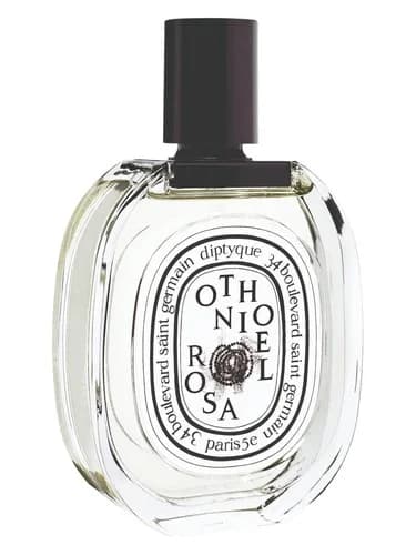 Frasco del perfume Othoniel Rosa de Diptyque — fragancia unisex