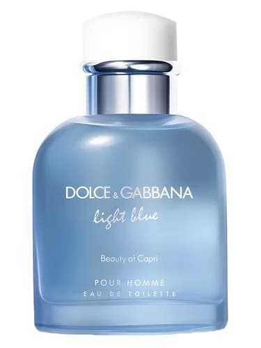 Frasco del perfume Light Blue Pour Homme Beauty Of Capri de Dolce Gabbana — fragancia masculino