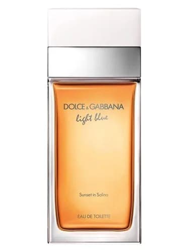 Frasco del perfume Light Blue Sunset In Salina de Dolce Gabbana — fragancia femenino