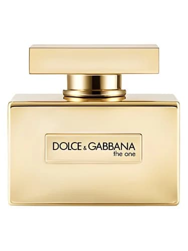 Frasco del perfume The One Gold Limited Edition de Dolce Gabbana — fragancia femenino