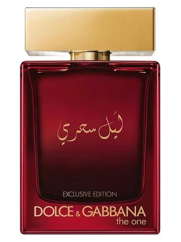 Frasco del perfume The One Mysterious Night de Dolce Gabbana — fragancia masculino