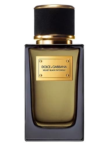 Frasco del perfume Velvet Black Patchouli de Dolce Gabbana — fragancia unisex