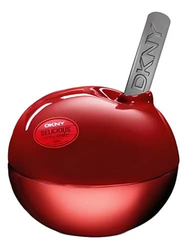 Frasco del perfume Dkny Delicious Candy Apples Ripe Raspberry de Donna Karan — fragancia femenino