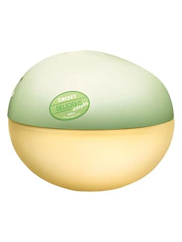 Frasco del perfume Dkny Delicious Delights Cool Swirl de Donna Karan — fragancia femenino