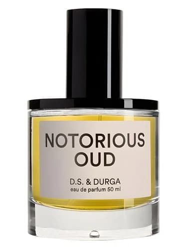 Frasco del perfume Notorious Oud de Ds Durga — fragancia unisex