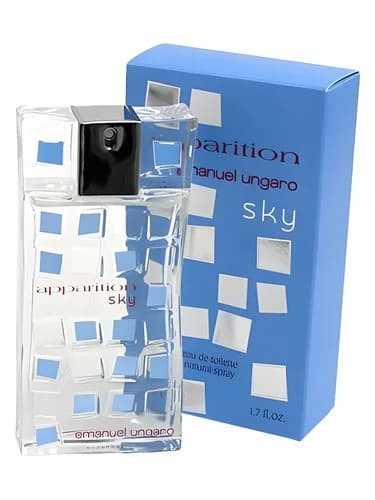 Frasco del perfume Apparition Sky de Emanuel Ungaro — fragancia femenino