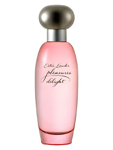 Frasco del perfume Pleasures Delight de Estee Lauder — fragancia femenino